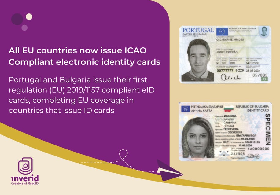 All EU countries now issue ICAO Compliant Electronic Identity Cards