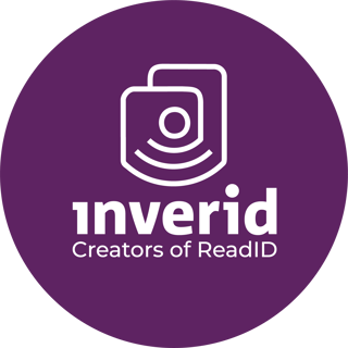 Inverid creators of ReadID logo purple circle