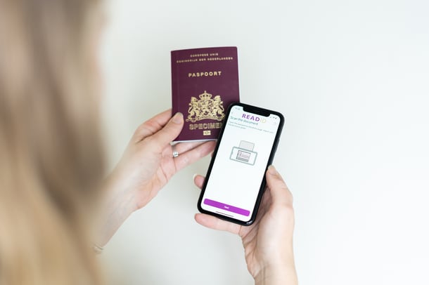 Dutch Passport scan with ReadID Me 