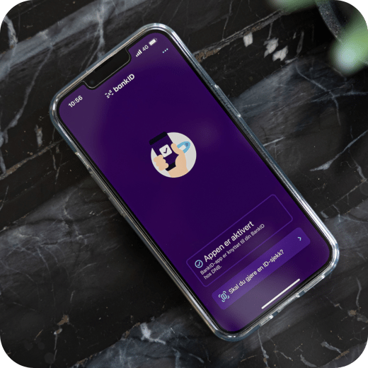 BankID app registration visual